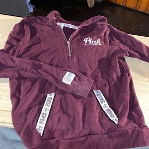 PINK maroon sweatshirt